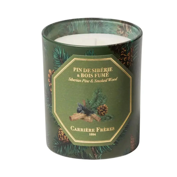 Carriere Freres Festive Pine & Smoked Wood Candle 185g Carriere Freres - Beauty Affairs 1