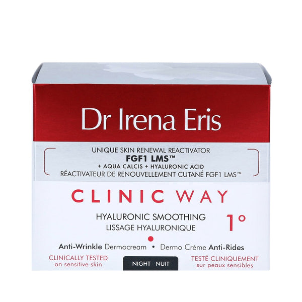 Dr Irena Eris Clinic Way 1° Hyaluronic Smoothing Anti-Wrinkle Dermo Cream Night Care Dr Irena Eris